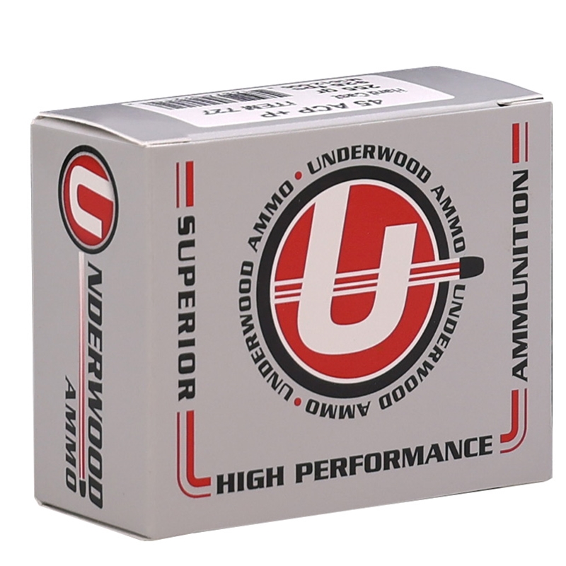 Underwood 45 ACP +P Ammo 255 Grain Hard Cast - 727