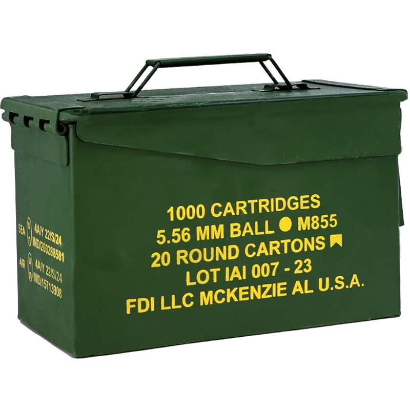 Federal Defense Imports 5.56x45mm NATO M855 Ammo 62 Grain Green