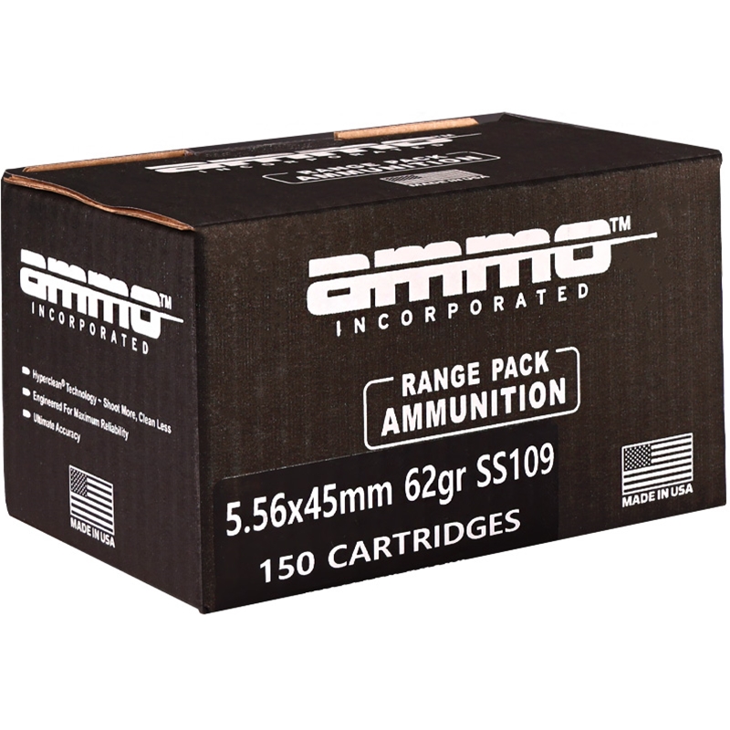 Ammo Inc Range Pack 5.56x45mm NATO Ammo 62 Grain Full Metal Jacket