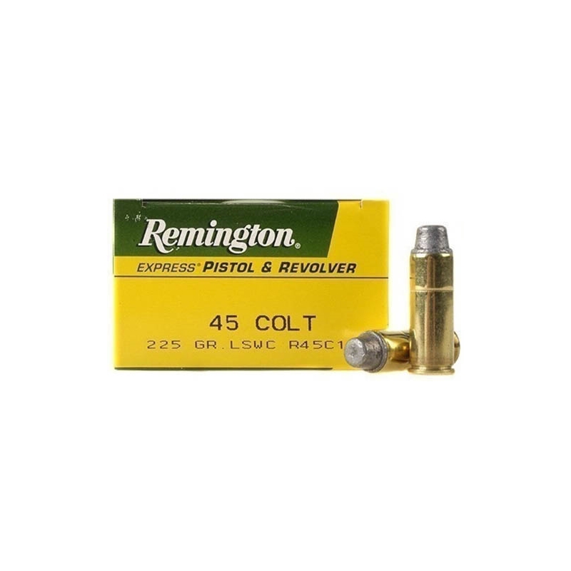 Remington Express 45 Long Colt Ammo 225 Gr Lead Semi-Wadcutter