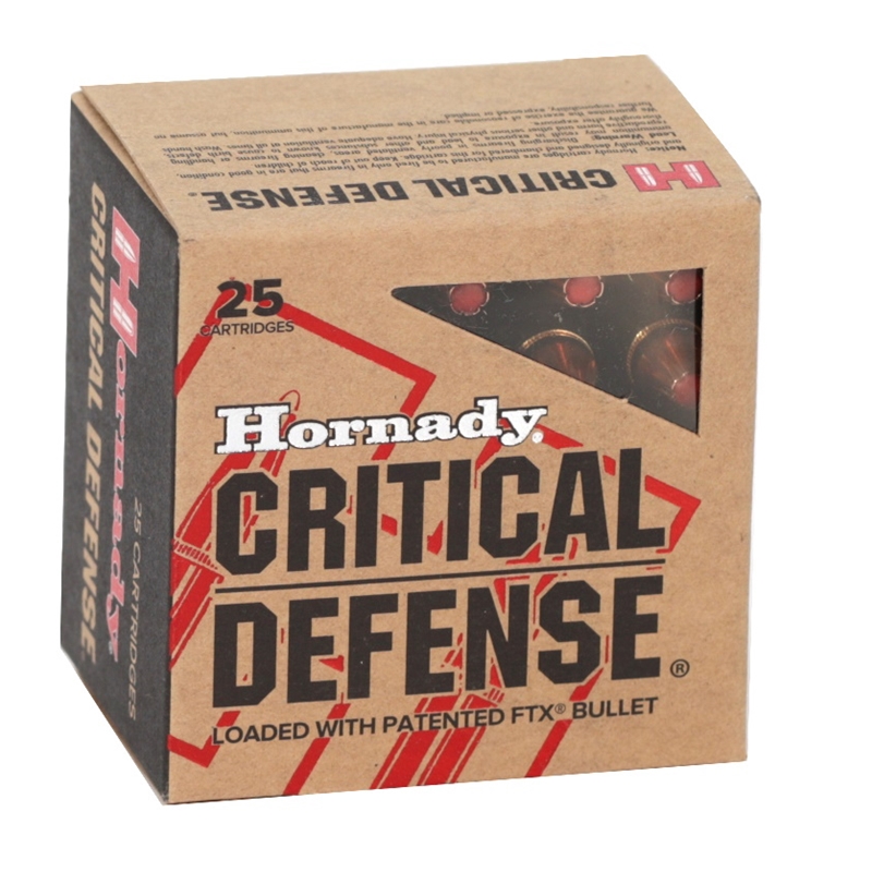 Hornady Critical Defense 38 Special Ammo 110 Grain Flex Tip
