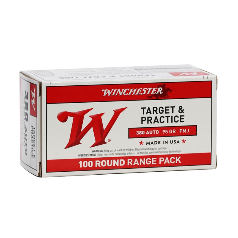 Winchester USA 380 ACP AUTO 95 Grain FMJ VP