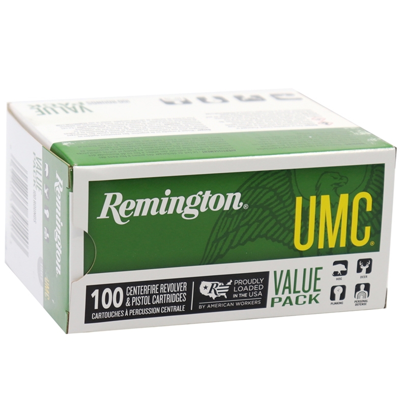 Remington UMC 357 Magnum Ammo 125 Grain SJHP Value Pack