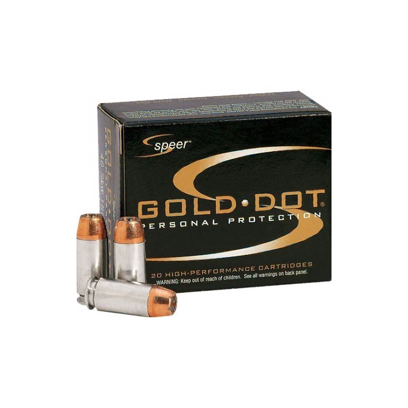 Speer Gold Dot 45 GAP Ammo 200 Grain Gold Dot Hollow Point - 23978