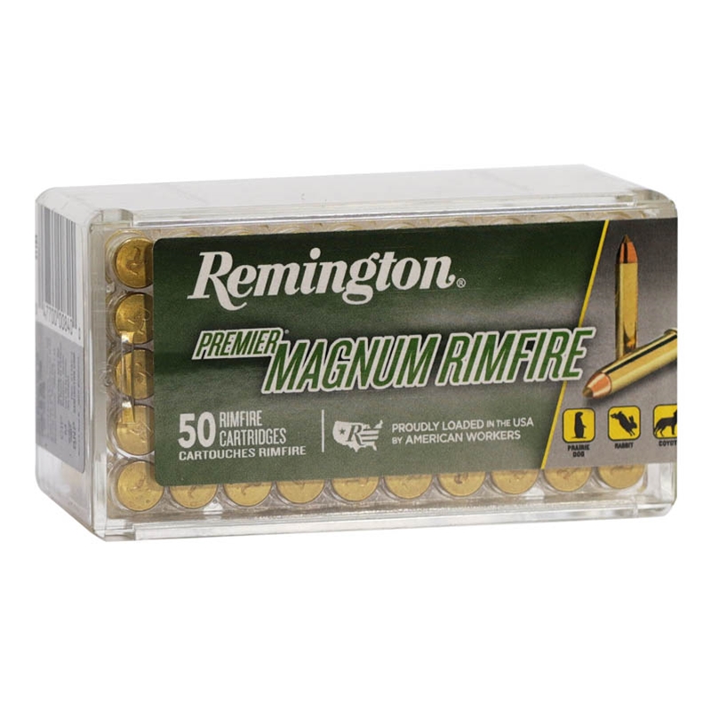Remington Premier 22 WMR Ammo 33 Grain AccuTip