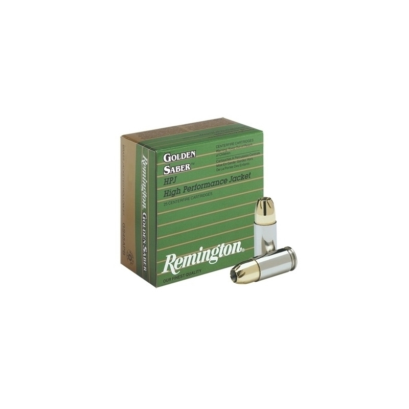 Remington Golden Saber 357 Magnum Ammo 125 Grain Brass JHP