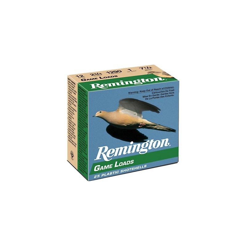 Remington Game Loads 12 Gauge 2-3/4" 1 oz #7-1/2 Shot