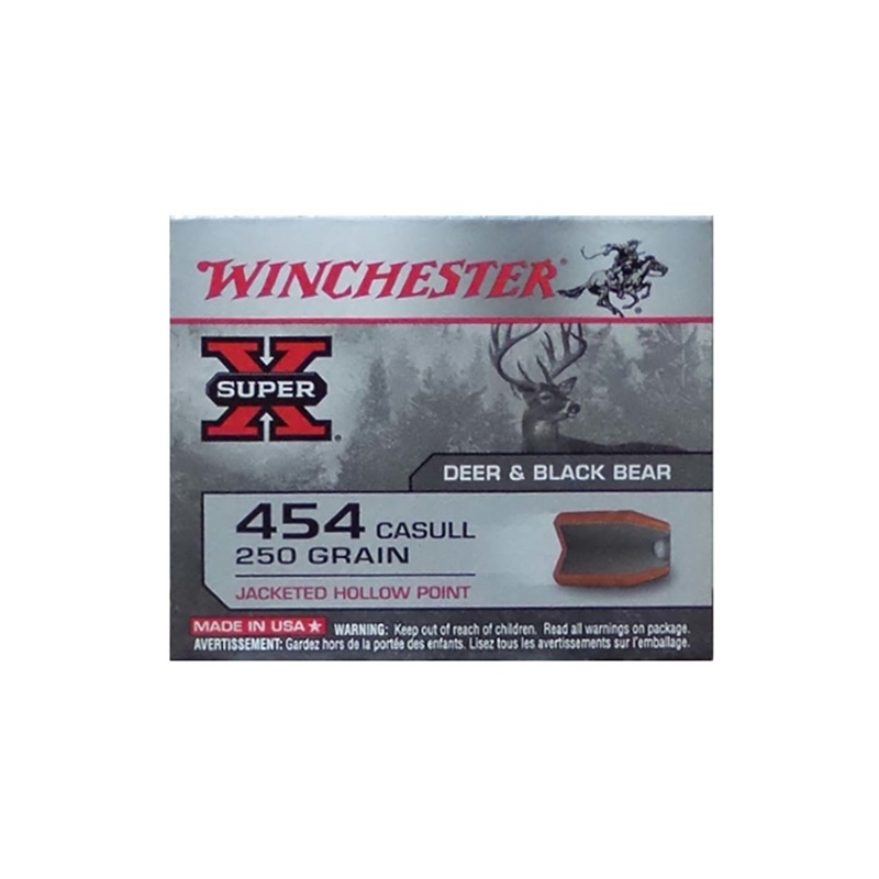 Winchester Super-X 454 Casull 250 Grain JHP