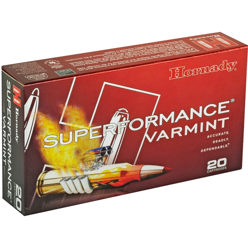 Hornady Superformance 222 Remington Ammo 50 Grain V-Max