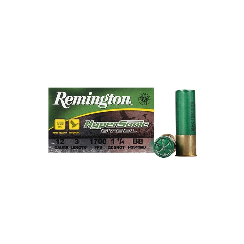 Remington HyperSonic 12 Gauge Ammo 3" 1-1/4oz #BB Non-Toxic SS