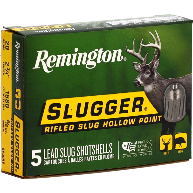 Remington Express Slugger 20 Gauge Ammo 2-3/4" 5/8 oz RS