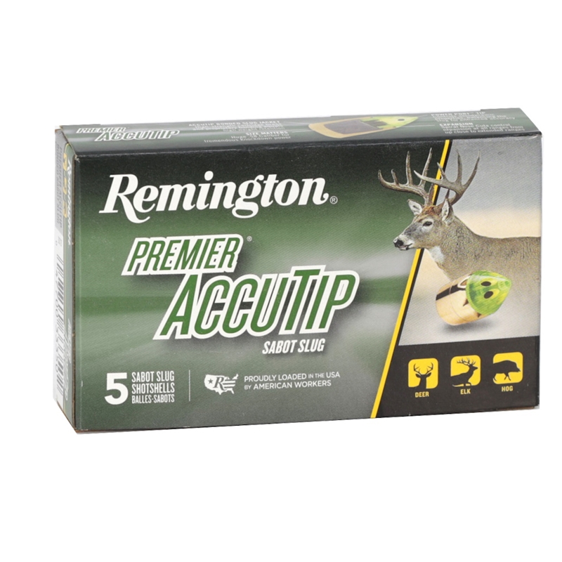 Remington Premier 12 Gauge Ammo 2 3/4" 385 Gr AccuTip Bonded SSPP