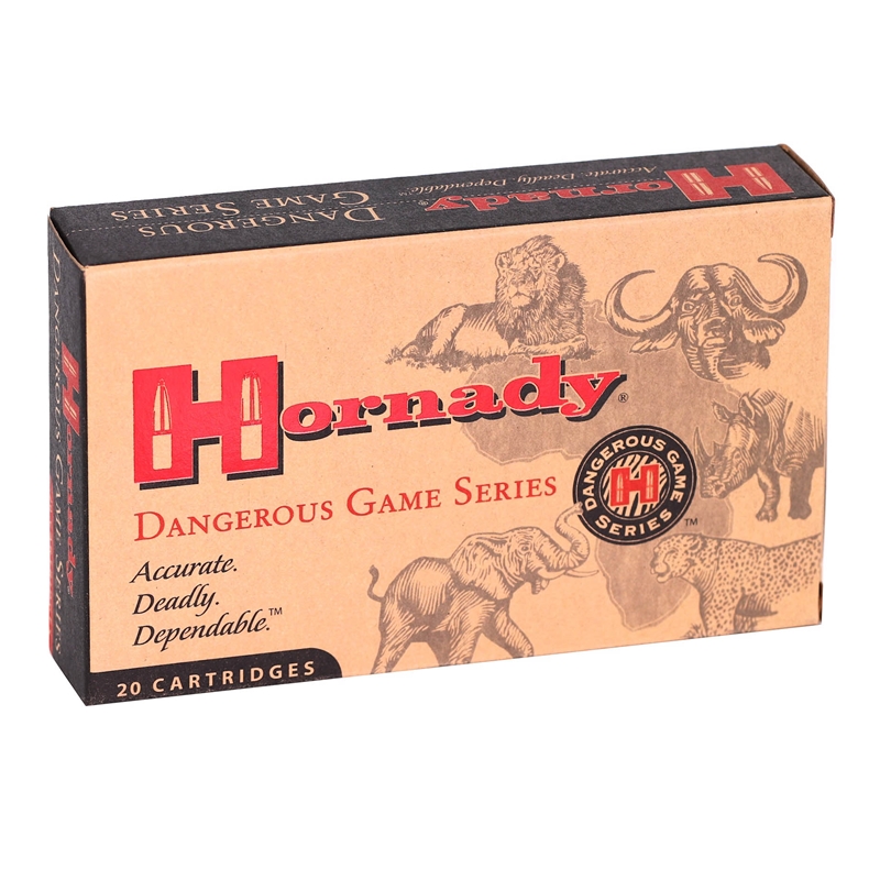 Hornady Dangerous Game 9.3x62mm Ammo 286 Grain SP-RP Interlock - 82303