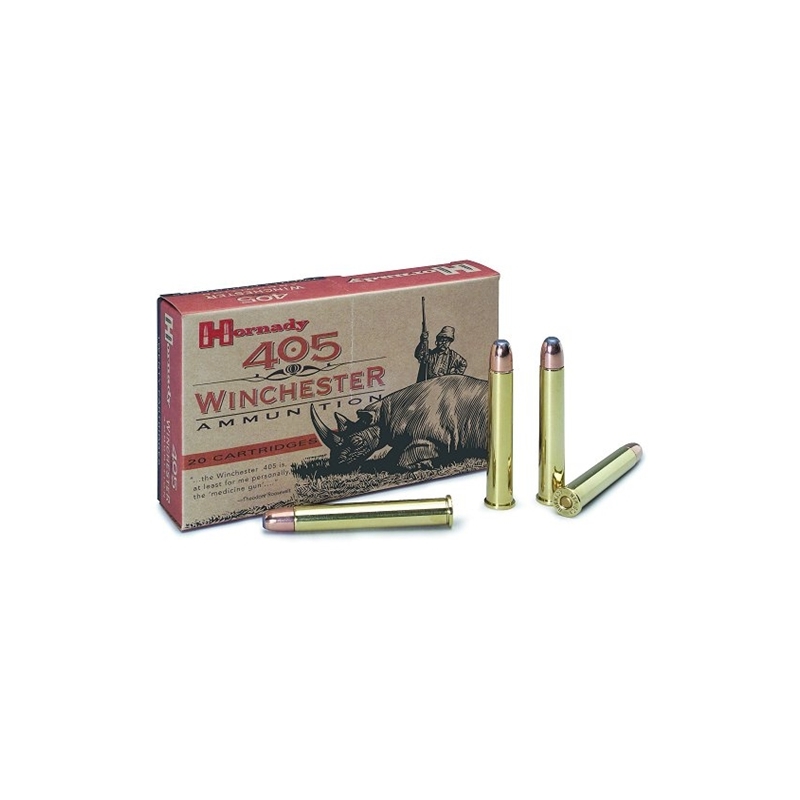 Hornady Dangerous Game 405 Winchester 300 Gr Flat Point Ammo - Ammo Deals