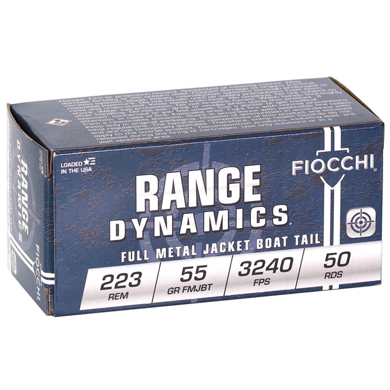 Fiocchi Shooting Dynamics 223 Remington Ammo 55 Grain FMJ