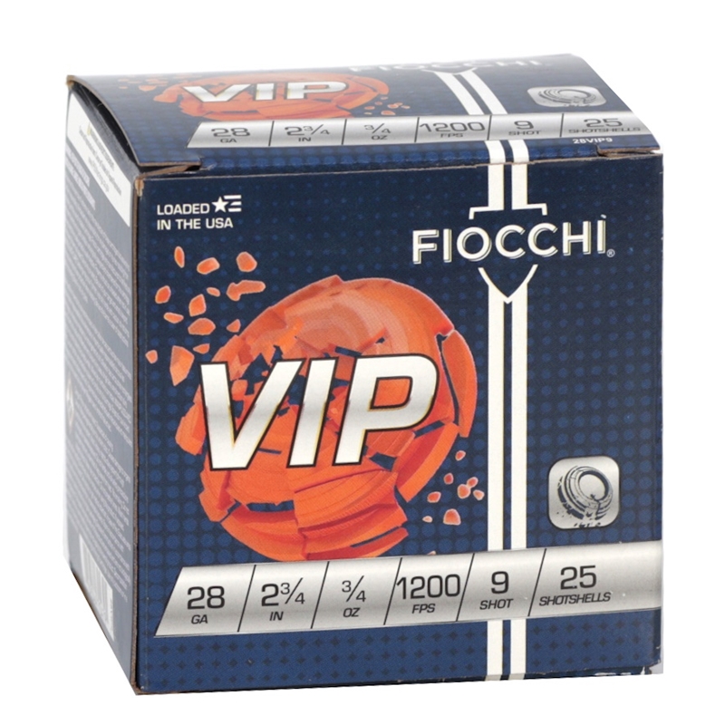 Fiocchi Premium Target Ammo 28 Gauge 2-3/4" 3/4oz. #9 Shot