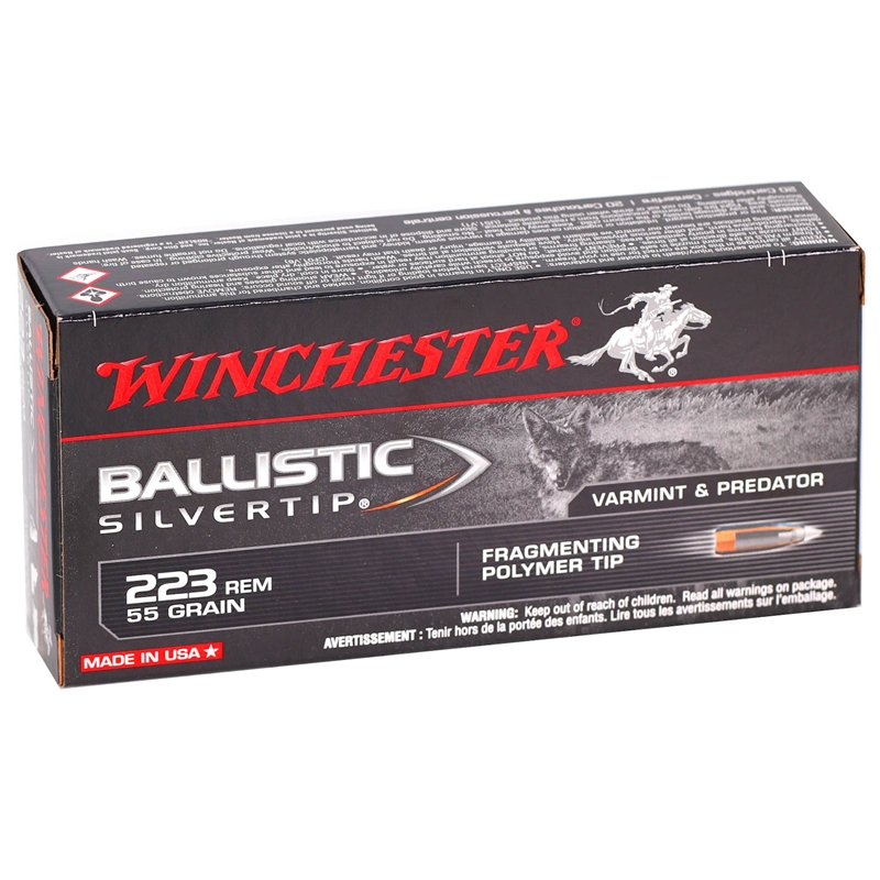Winchester Supreme Elite 223 Remington 55 Gr Ballistic Silver Tip
