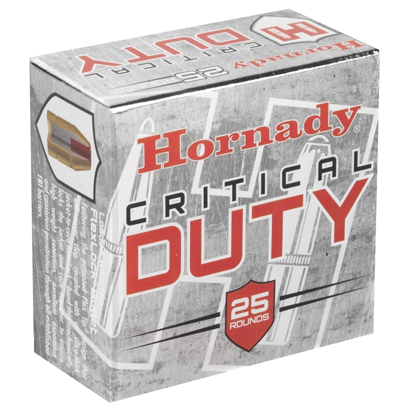 Hornady Critical Duty 9mm Ammo 135 Grain FlexLock - 90236