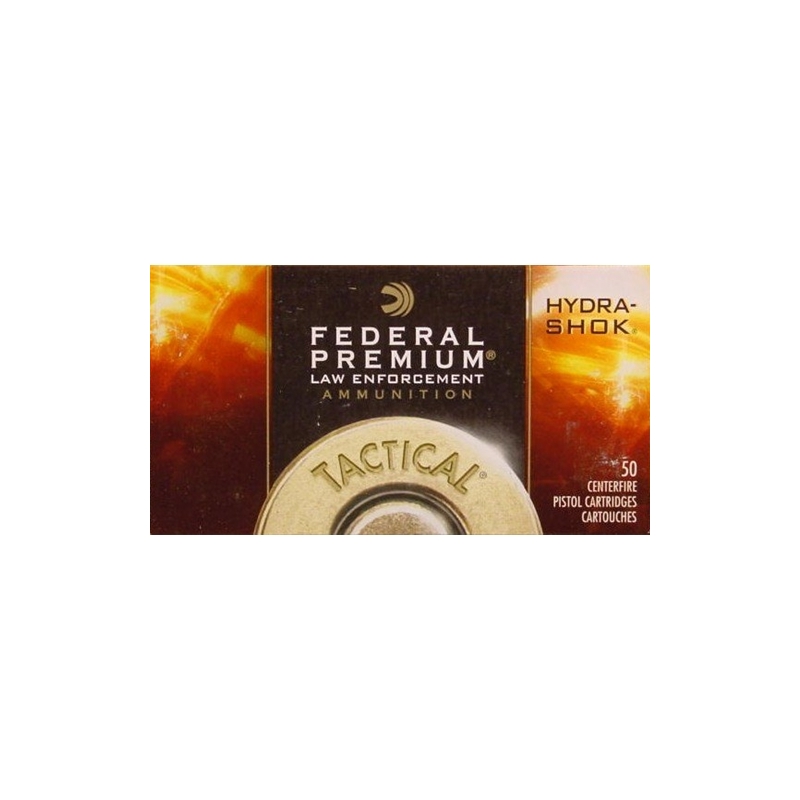Federal Law Enforcement 38 Special Ammo 129 Gr +P Hydra-Shok JHP