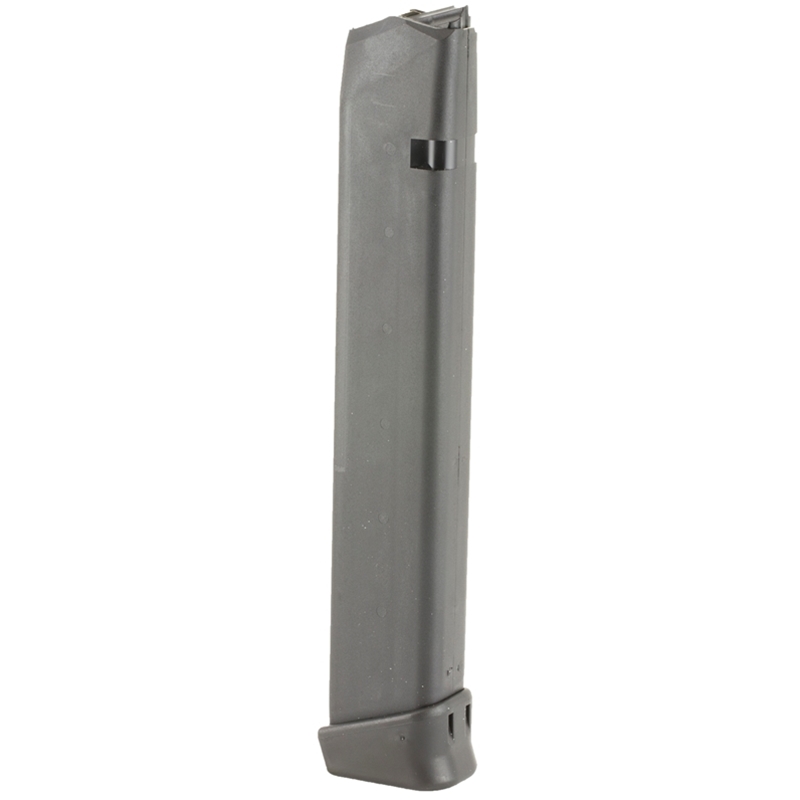 Glock G17 9mm Luger Magazine 33 Rounds in Black Polymer Finish