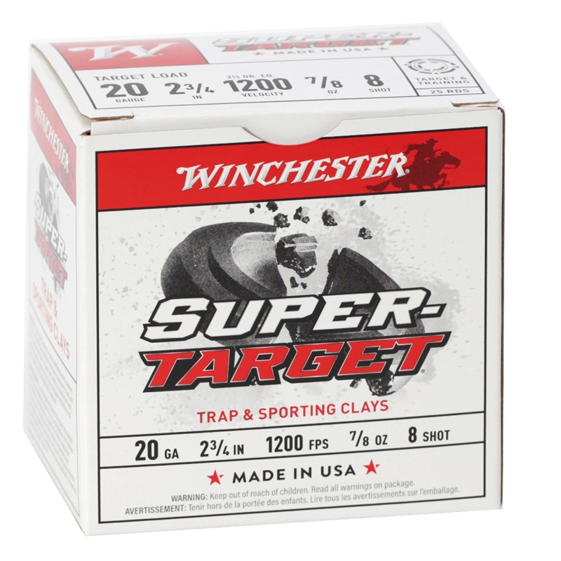 Winchester Super Target Ammunition 20 Gauge Ammo