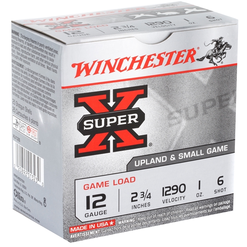 Winchester Super Target 12 Gauge 2 3/4" 1oz. #6 Shot