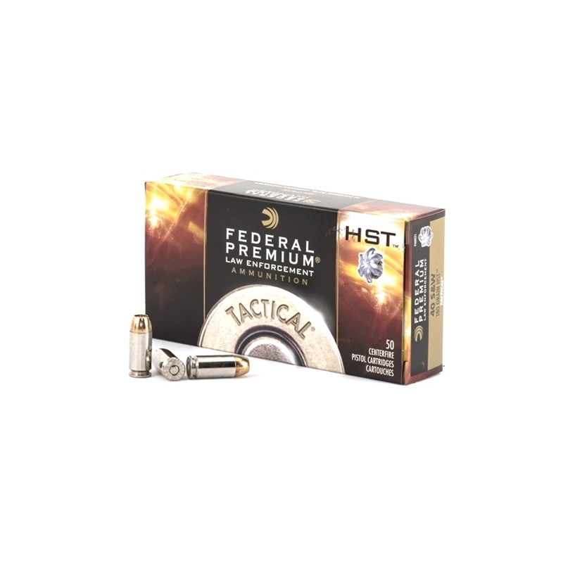 Federal Law Enforcement 40 S&W Ammo 155 Grain HST JHP