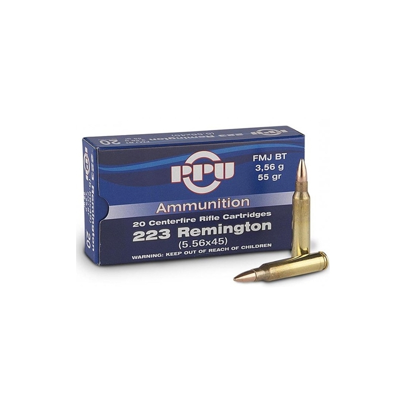 Prvi Partizan 223 Remington Ammo 55 Grain Full Metal Jacket