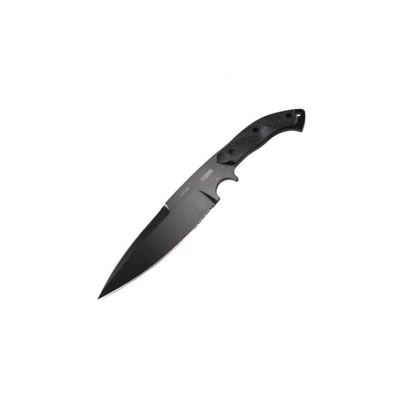 Blackhawk Tatang Fixed Blade Knife Straight Edge Black Deals