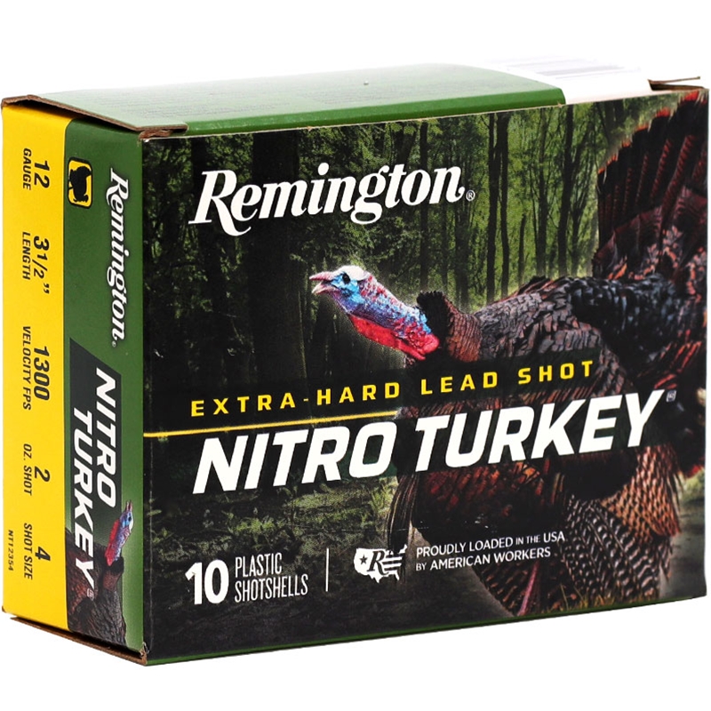 Remington Nitro Turkey Magnum 12 Gauge 3 1/2" 2oz #4 Shot CPL