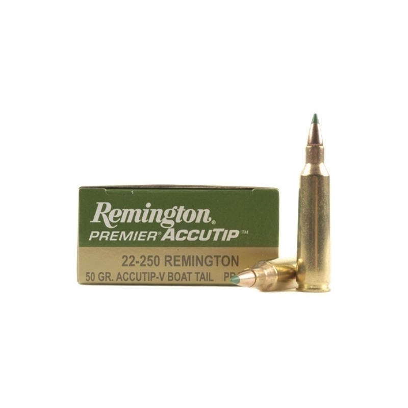 Remington Premier Varmint 22-250 Remington 50 Grain Accutip-V BT