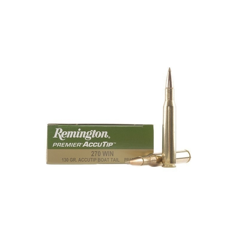 Remington Premier 270 Winchester 130 Grain AccuTip Boat Tail