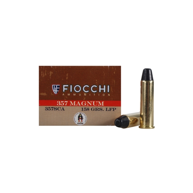 Fiocchi Cowboy Action 357 Magnum Ammo 158 Grain LRNFP