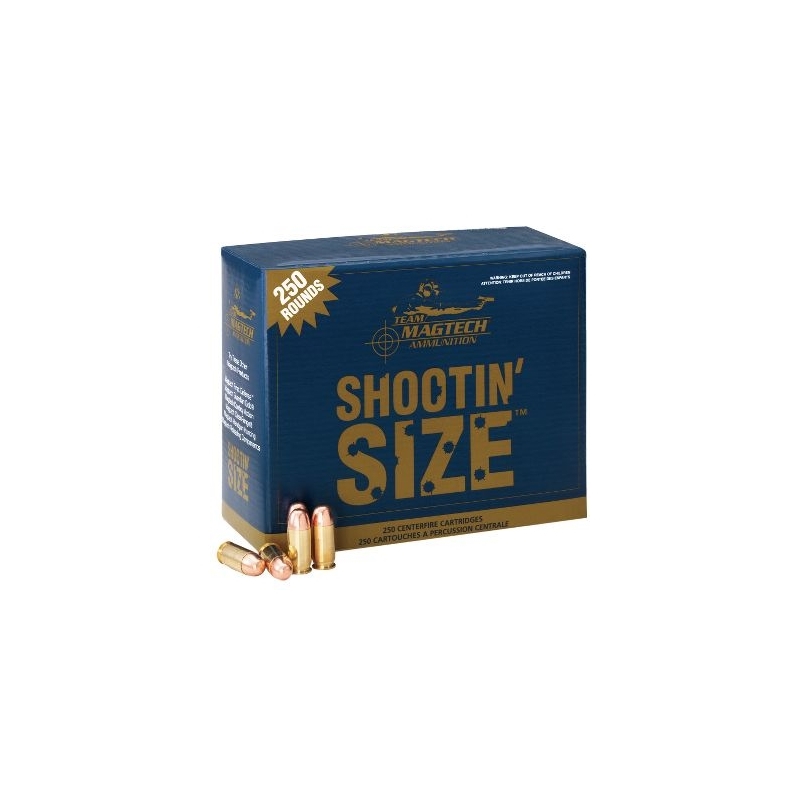 Magtech Shootin' Size 9mm Luger Ammo 115 Grain Full Metal Jacket