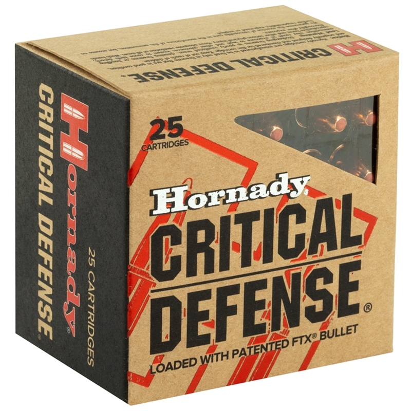 Hornady Critical Defense 30 Carbine Ammo 110 Grain FTX