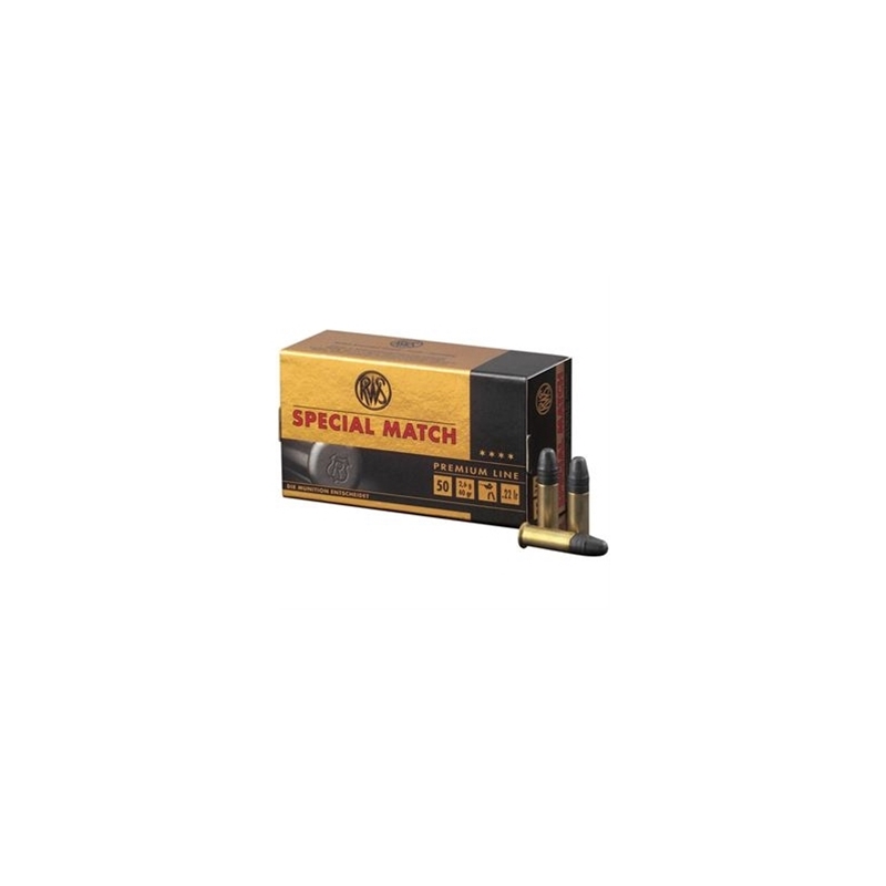 RWS Match 22 Long Riffle 40 Grain Lead Round Nose Ammunition