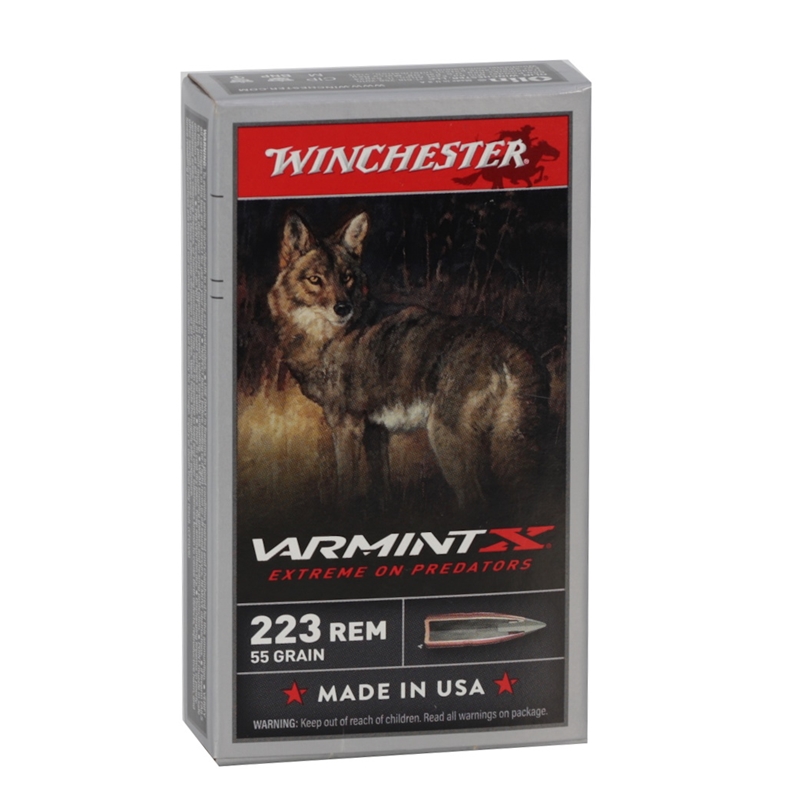 Winchester Varmint-X 223 Ammo 55 Grain Polymer Tip - X223P