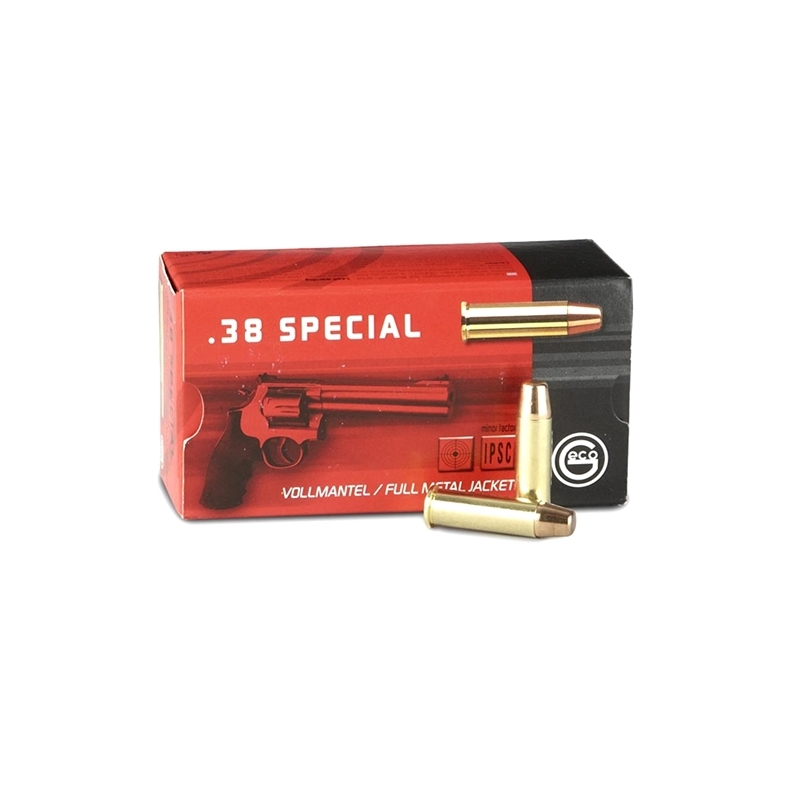 Geco 38 Special Ammo 158 Grain Full Metal Jacket