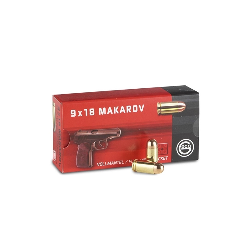 Geco 9mm Makarov Ammo 95 Grain Full Metal Jacket