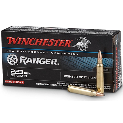 Winchester Ranger 223 Remington 55 Grain Pointed Soft Point