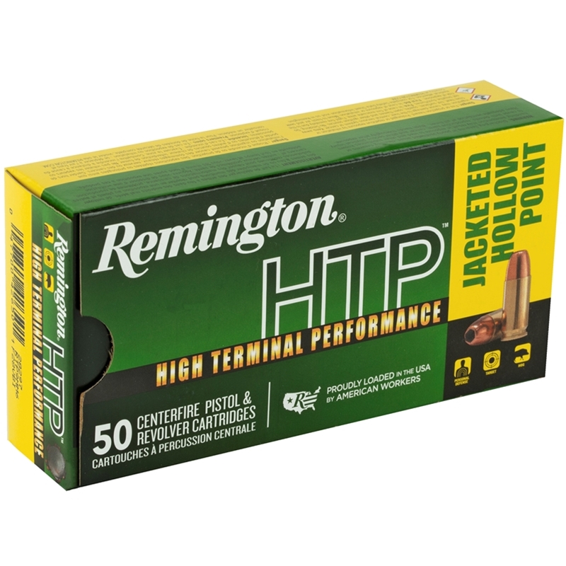 Remington HTP 9mm Luger +P 115 Grain Jacketed Hollow Point
