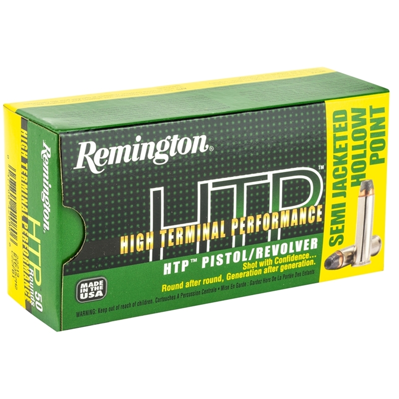 Remington HTP 357 Magnum Ammo 110 Grain Semi JHP