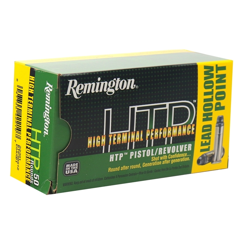 Remington HTP 38 Special Ammo +P 158 Grain Lead Hollow Point