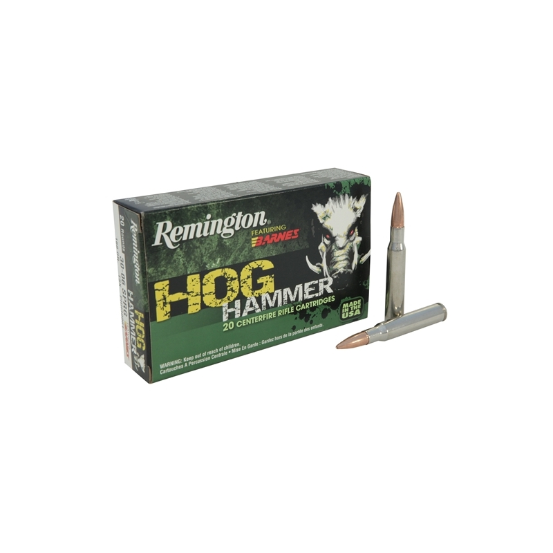Remington Hog Hammer 223 Remington 62 Gr. Barnes TSX Hollow Point