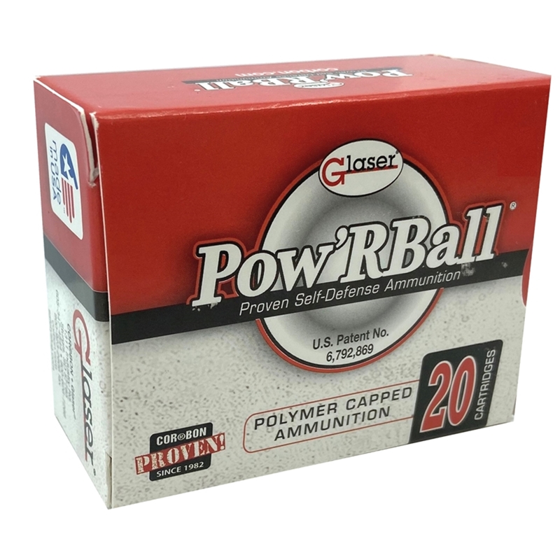 Cor-Bon Pow'R Ball 45 ACP AUTO Ammo +P 165 Grain JHP - Ammo Deals