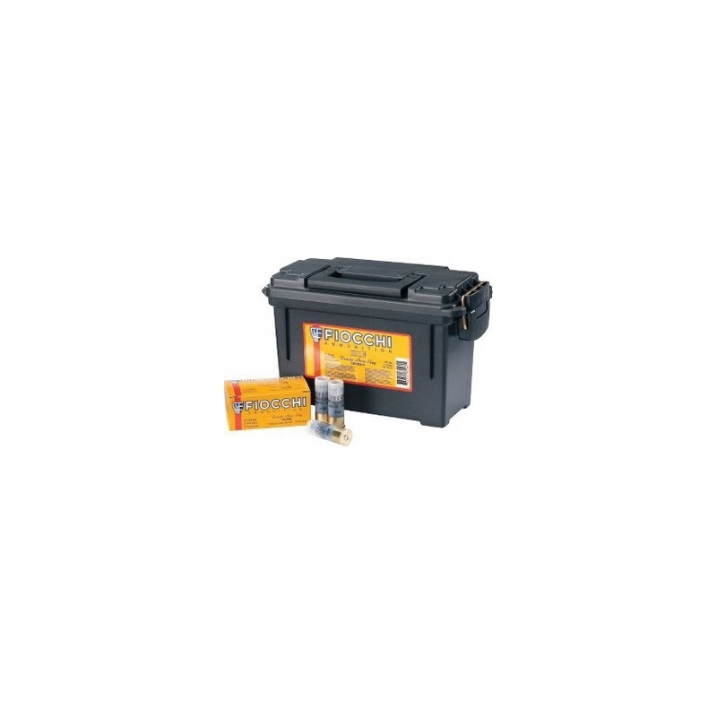 Fiocchi 12 Gauge 2 3/4" 1oz. Aero Rifled Slugs 80 Rds in Ammo Can