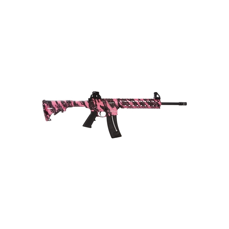 Smith & Wesson M&P15-22 Rifle A-1 Style Pink Platinum 811051