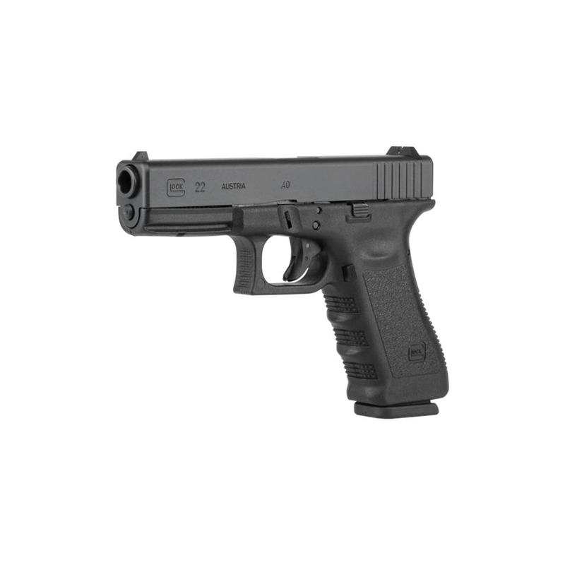Glock 22 3rd Gen Handgun 40 S&W 15 Rounds Black Police Trade-In