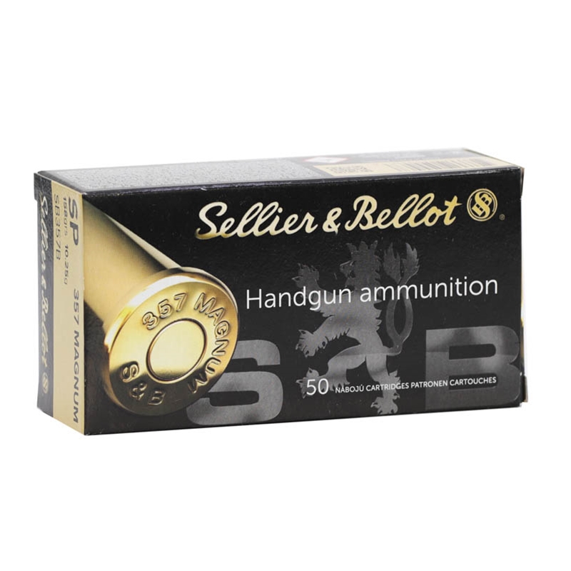 Sellier & Bellot 357 Magnum Ammo 158 Grain Soft Point