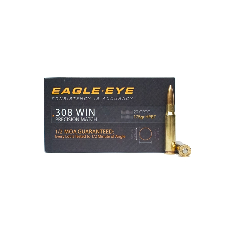 Eagle Eye Precision 308 Winchester Ammo 175 Grain HPBT